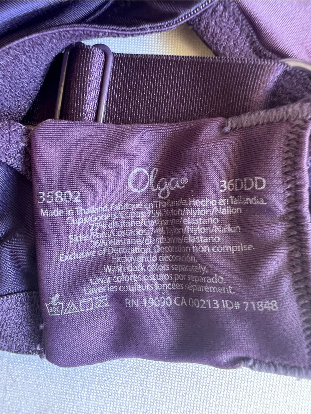 OKGS #35802 SIGNATURE SUPPORT LACE MINIMIZER BRA HAS UNDERWIRE UNPADDED 
36DDD - Picture 5 of 7